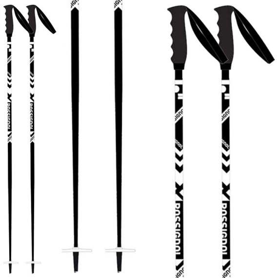 ROSSIGNOL Ski poles Rossignol Stove white-black