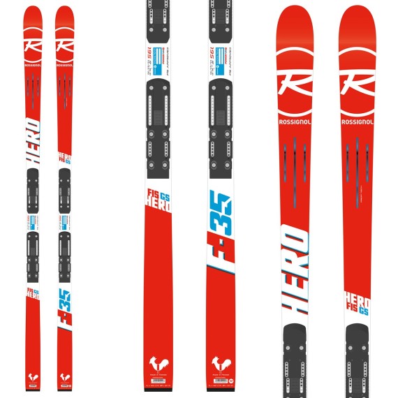 Ski Rossignol Hero Fis GS (R21 WC) + fixations Spx15 Rockerflex