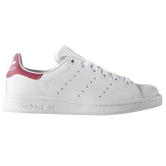 Sneakers Adidas Stan Smith Girl blanco-rosa