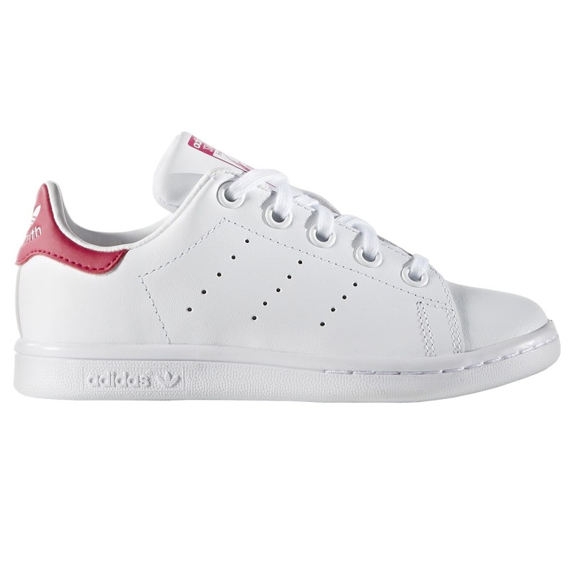 Sneakers Adidas Stan Smith Girl bianco-rosa (28-32) ADIDAS Scarpe moda