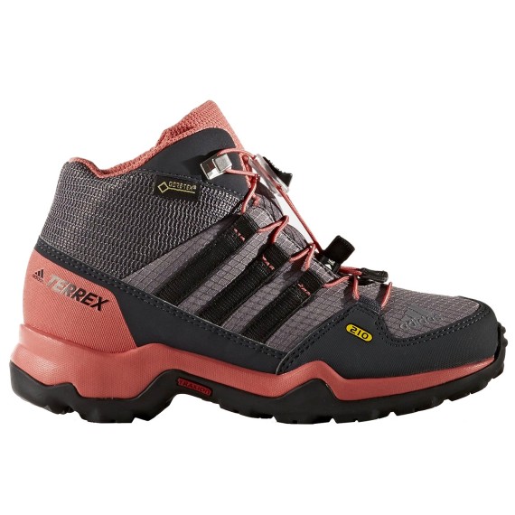Trekking shoes Adidas Terrex Swift Gtx Mid Girl grey-pink