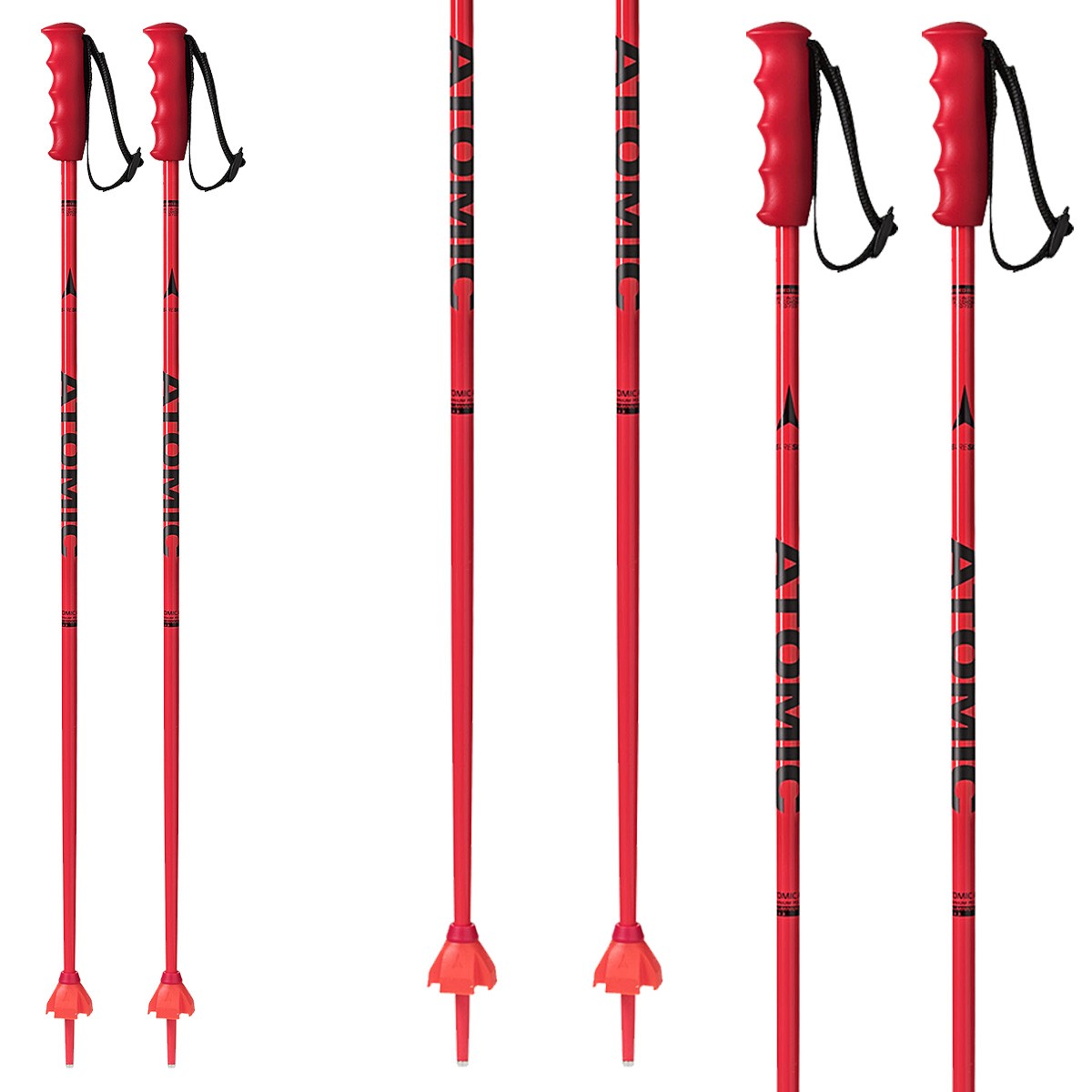 Bastoni sci Atomic Redster Jr (Colore: rosso-nero, Taglia: 90)