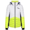 Veste ski Colmar Ushuaia Femme blanc-jaune