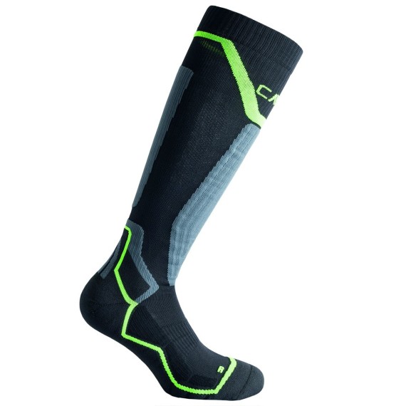Ski socks Cmp Thermocool black-green