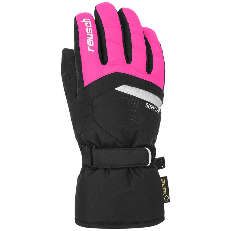 Ski gloves Reusch Bolt Gtx Junior black-pink