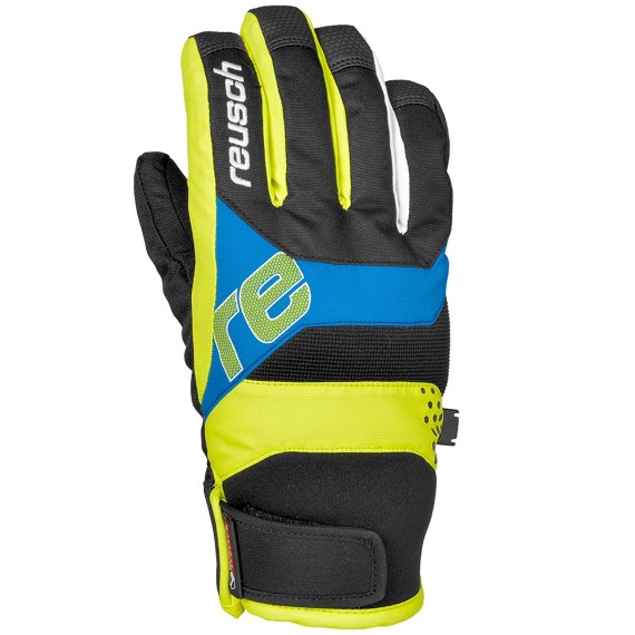 REUSCH Ski gloves Reusch Finley R-Tex® XT Junior blue-yellow