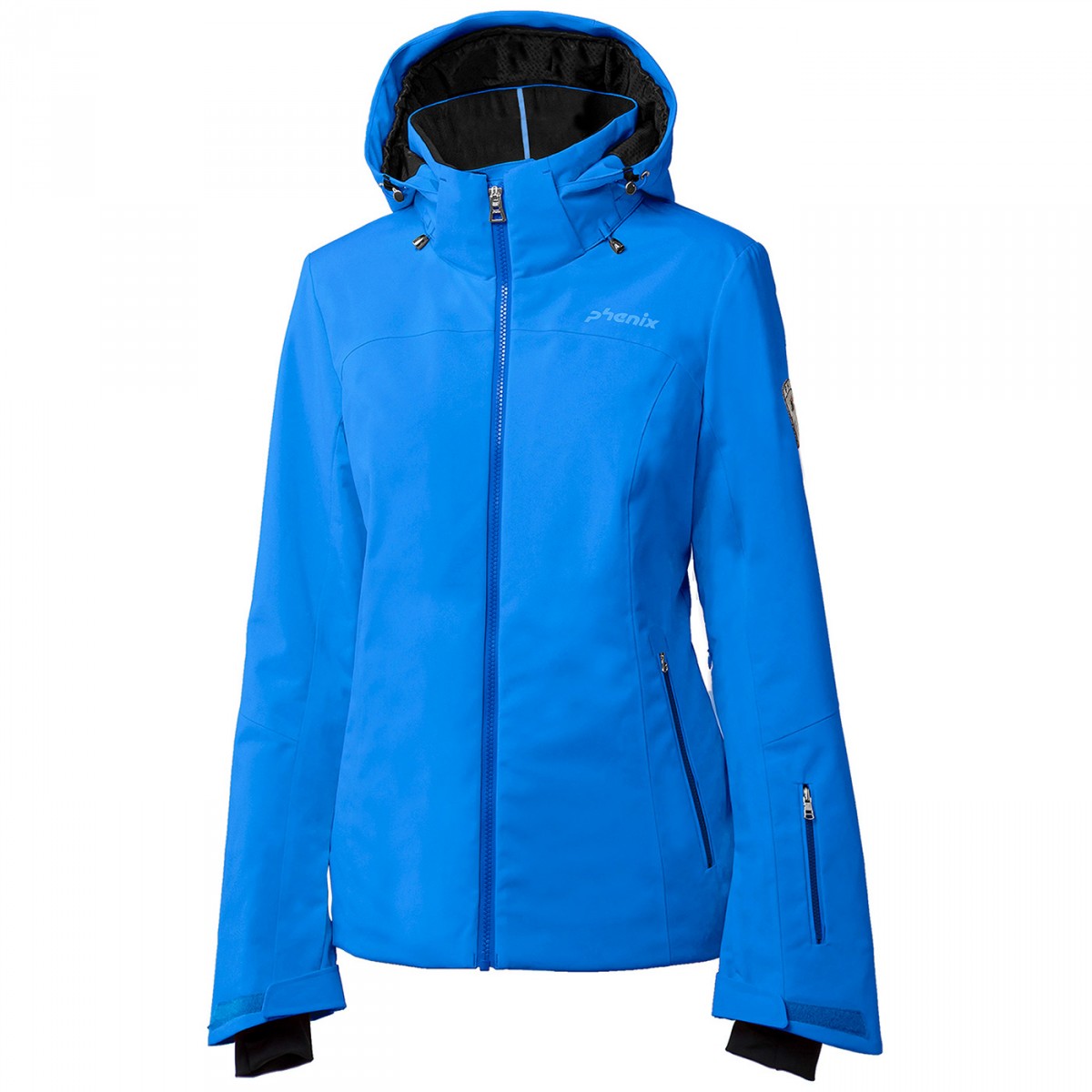 bright blue womens ski jacket