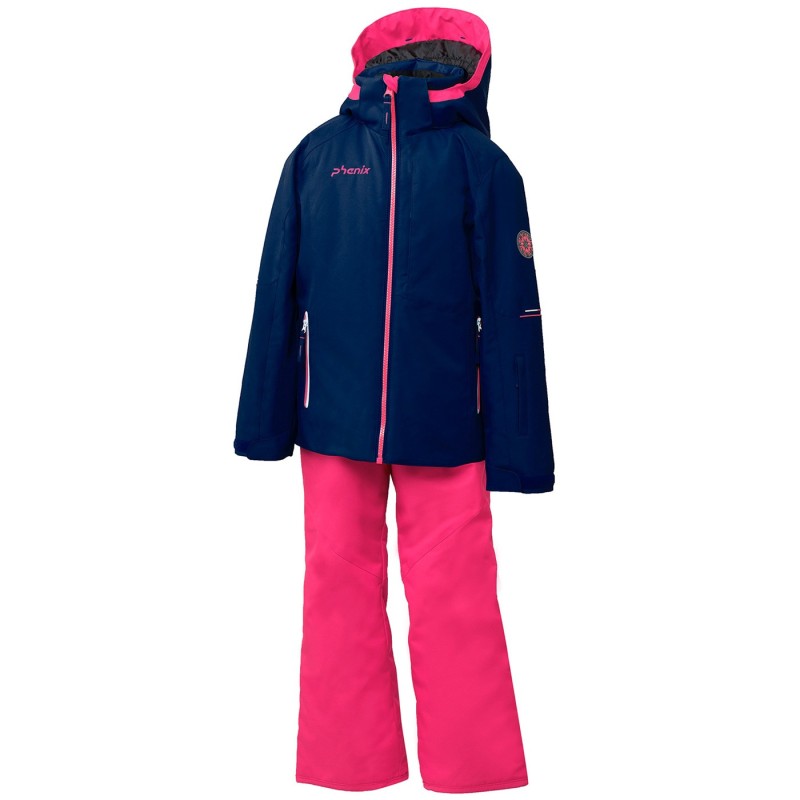 PHENIX Ski suit Phenix Sunnyvale Girl blue-pink