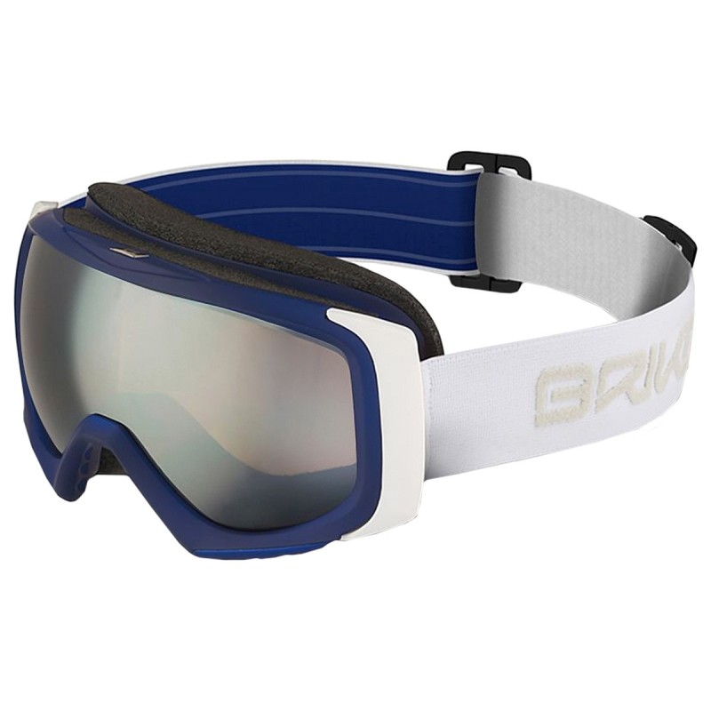 Masque ski Briko Sniper SM3 bleu-blanc