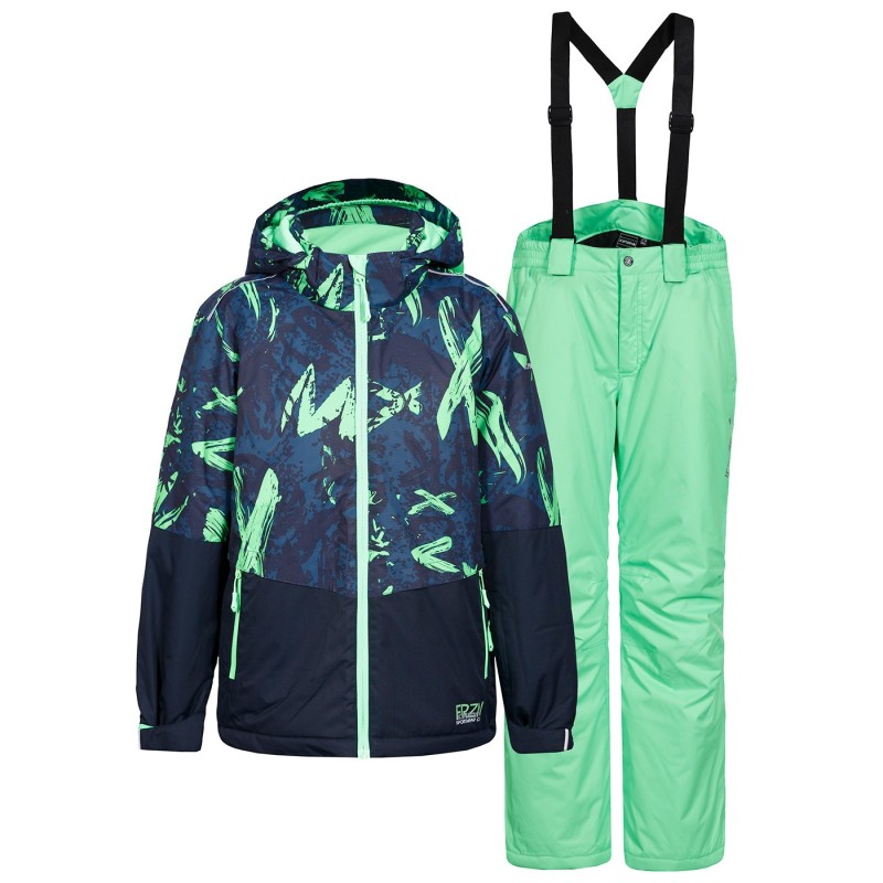 Ski suit Icepeak Hagan Junior blue-green