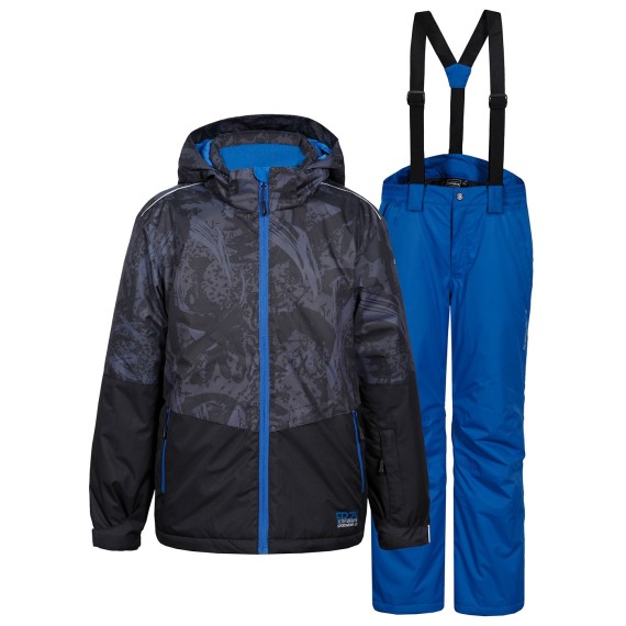 Ski suit Icepeak Hagan Junior grey-blue