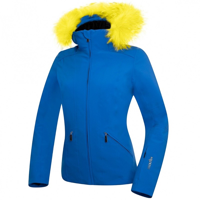 Ski jacket Zero Rh+ Grace Fur Woman royal
