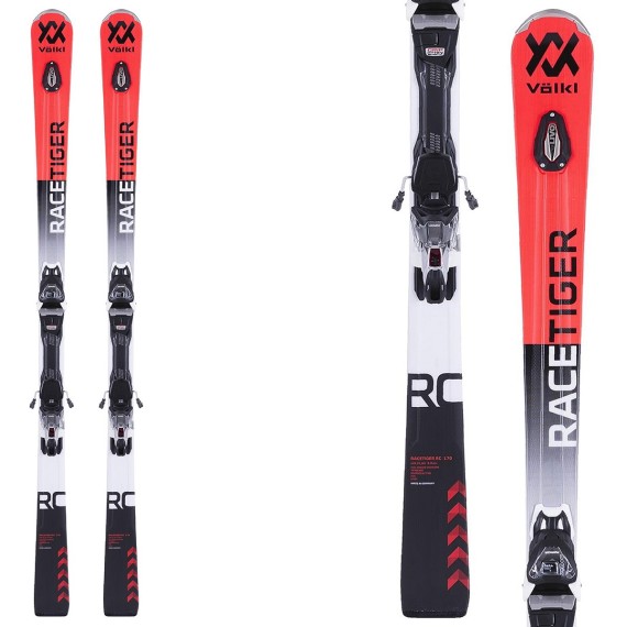 Esquí Volkl Racetiger RC + fijaciones vMotion 12 rojo