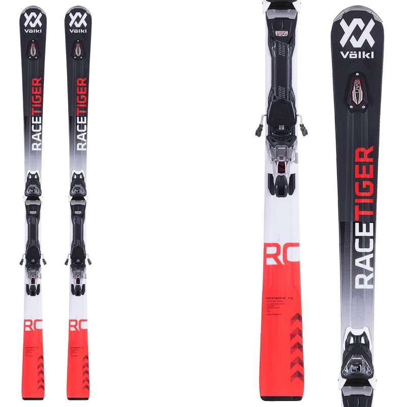 Ski Volkl Racetiger RC + fixations vMotion 12 noir