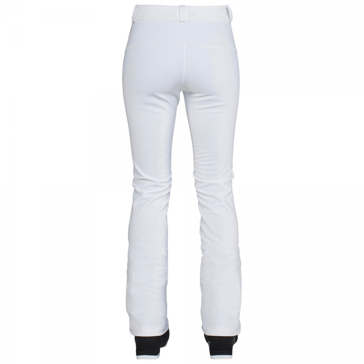 white soft shell ski pants