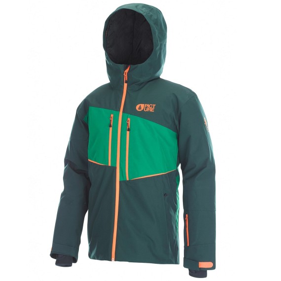 Freeride ski jacket Picture Object JKT Man green