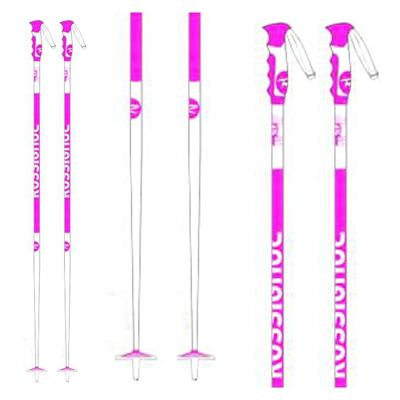 Ski poles Rossignol Stove fuchsia-white