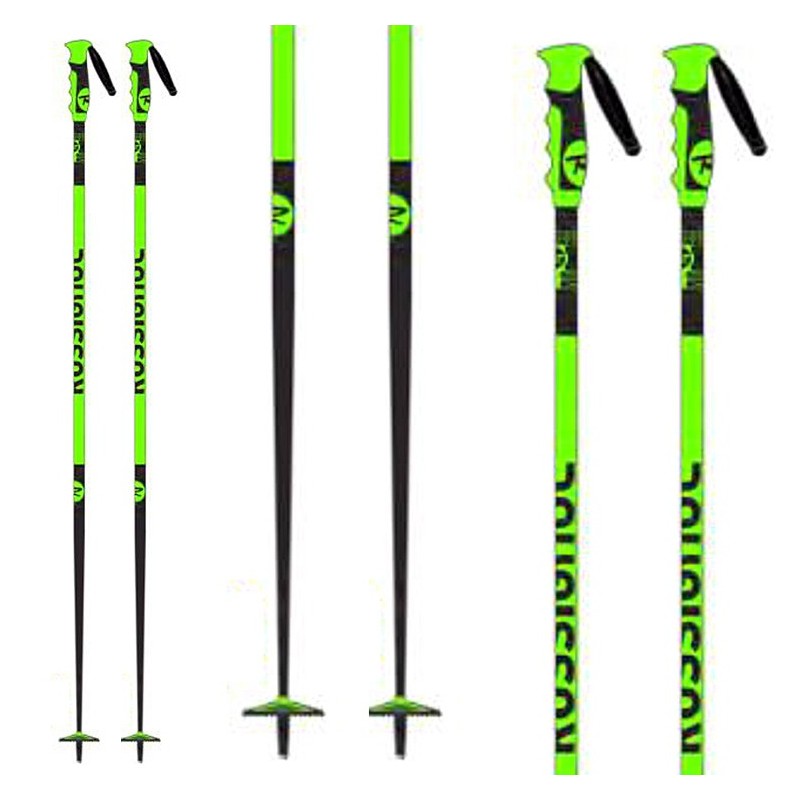 Bastones esquí Rossignol Stove verde-negro