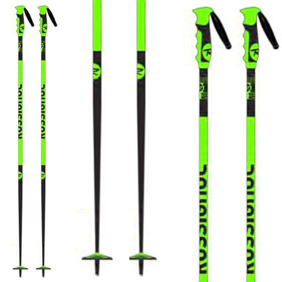 Bâtons ski Rossignol Stove vert-noir
