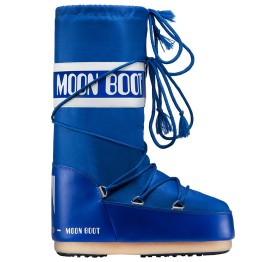 Après-ski Moon Boot Nylon Junior azul eléctrico
