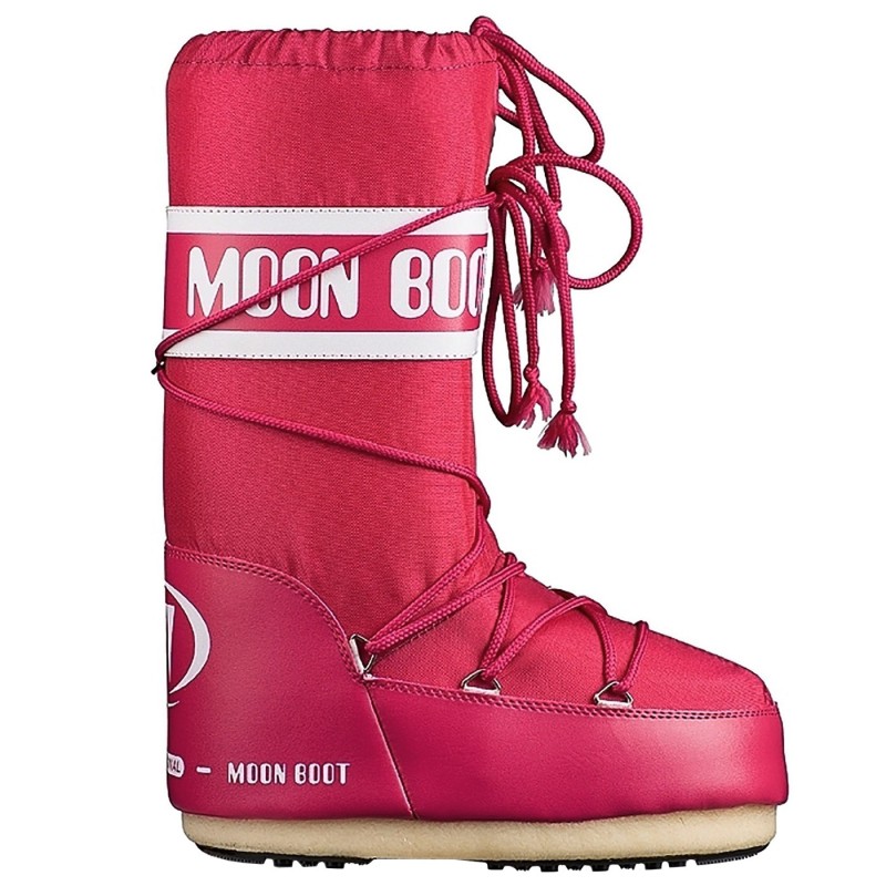Après-ski Moon Boot Nylon Girl fuchsia