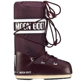 Après-ski Moon Boot Nylon Girl burdeos