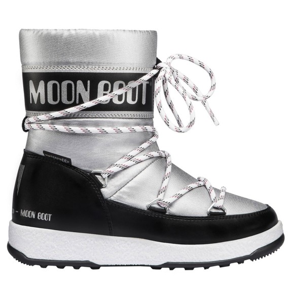 Doposci Moon Boot W.E. Sport Jr Wp Girl argento MOON BOOT Doposci bambino