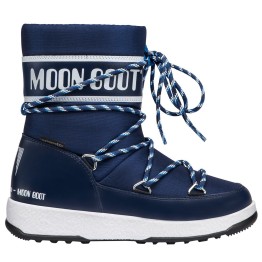 Doposci Moon Boot W.E. Sport Jr Wp Junior blu-bianco MOON BOOT Doposci bambino