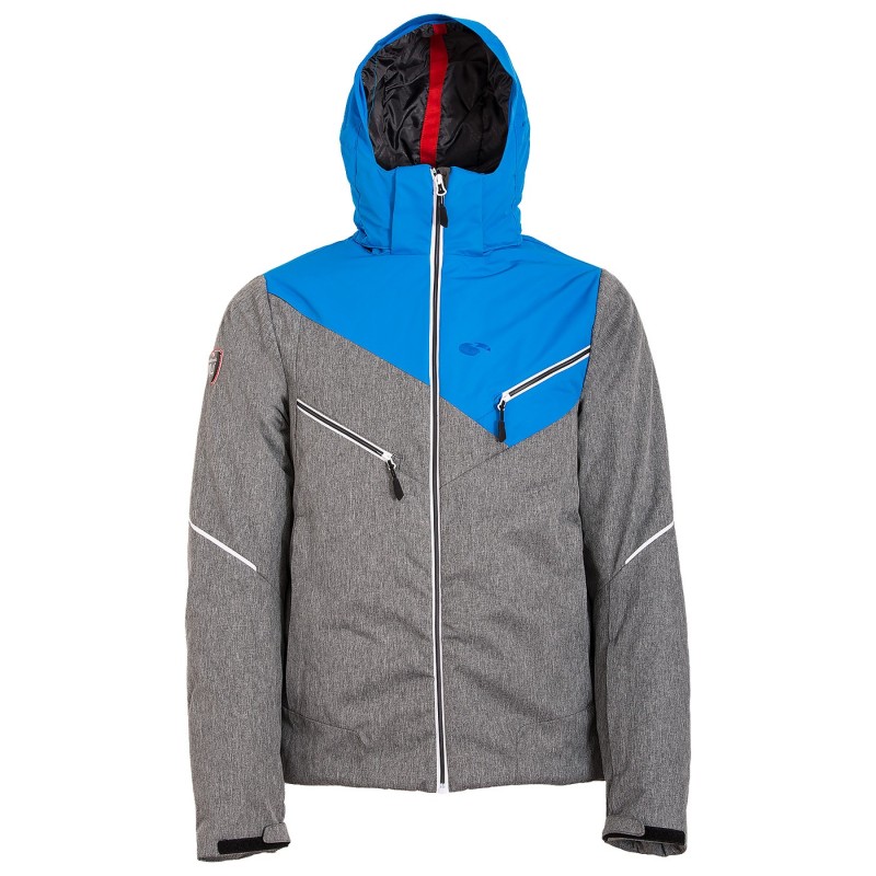 Ski jacket Bottero Ski Man grey-blue print