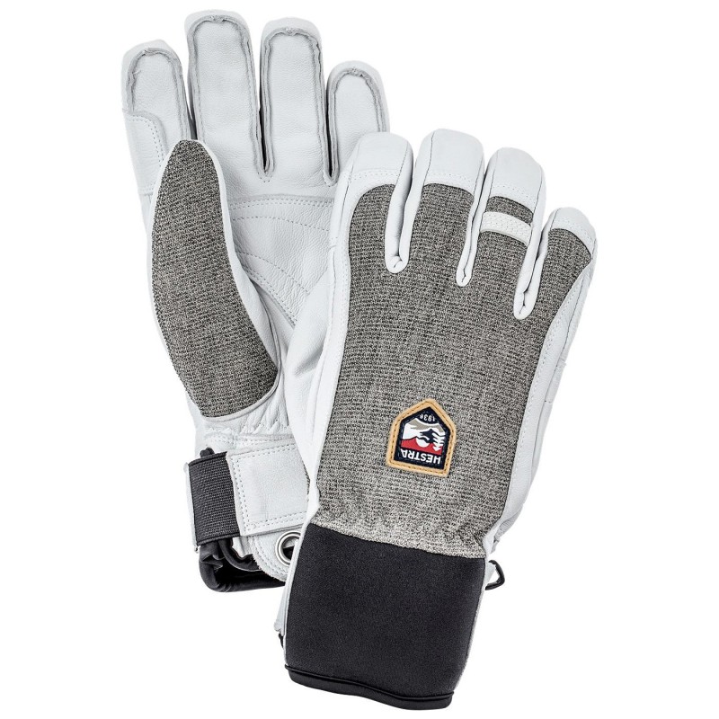 Ski gloves Hestra Army Leather Patrol grey