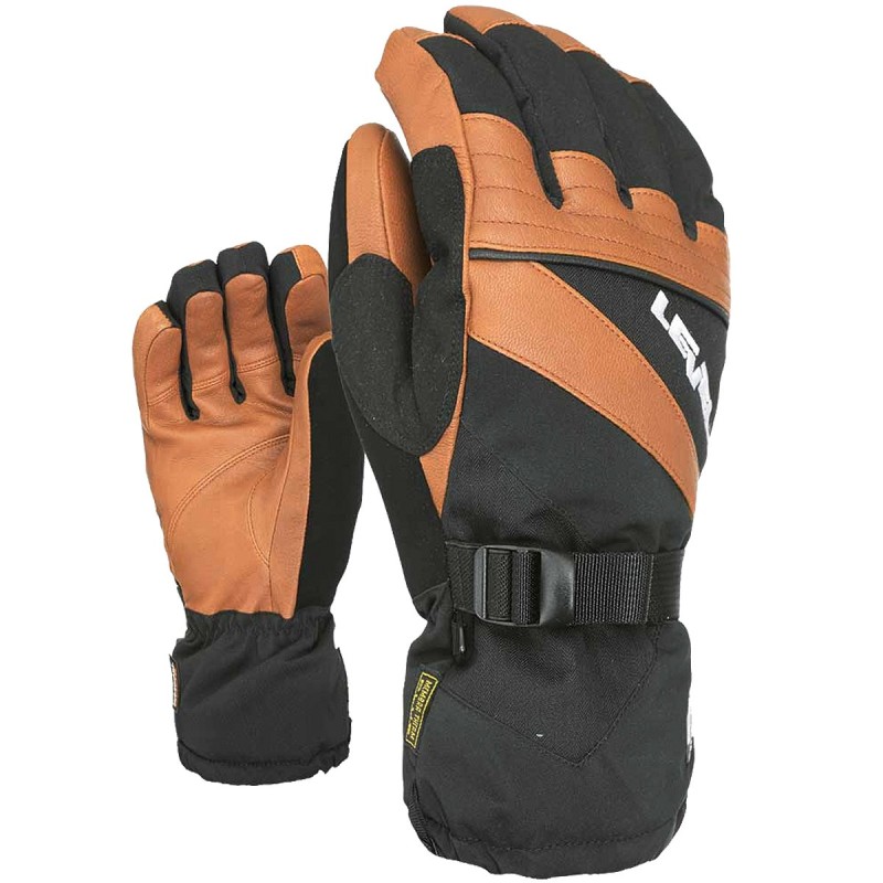 Ski gloves Level Patrol Man brown