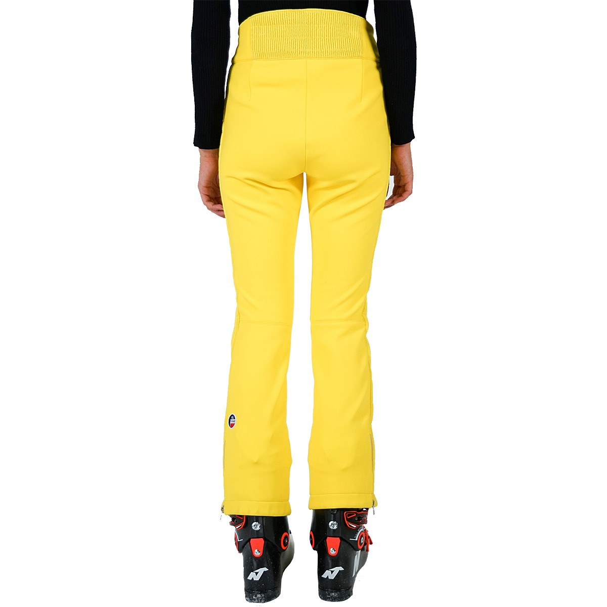 Ski pants Fusalp Perinne Smock Woman yellow EN