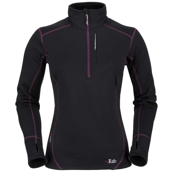 Suéter Rab Power Stretch Mujer negro