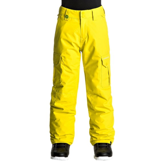 Snowboard pants Quiksilver Porter Boy yellow