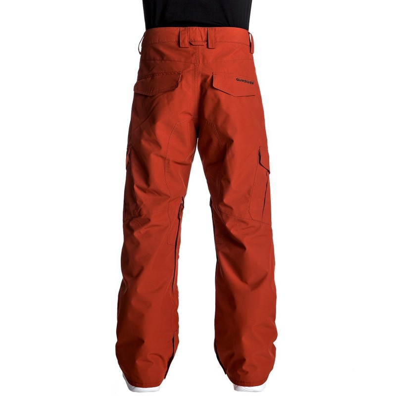 Pantalone snowboard Quiksilver Porter Uomo rosso