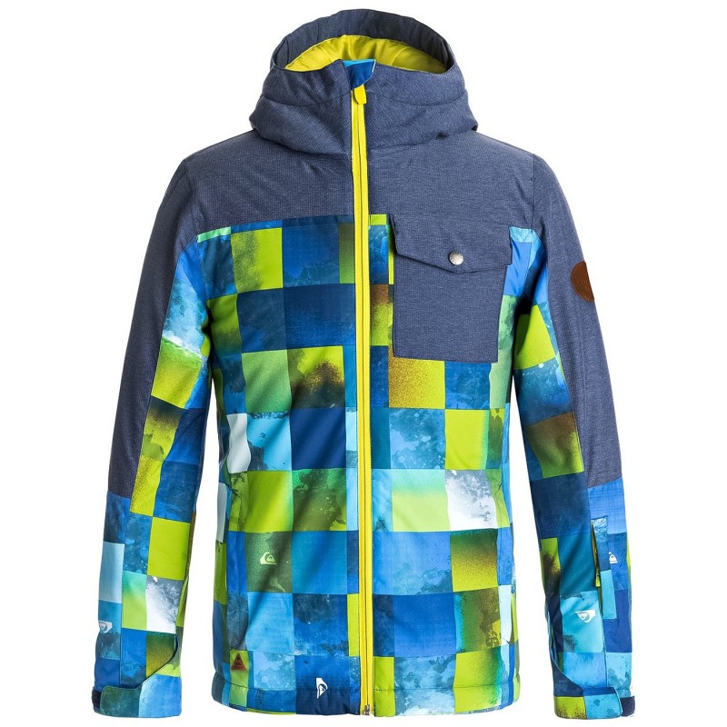 Snowboard jacket Quiksilver Mission Block Boy blue