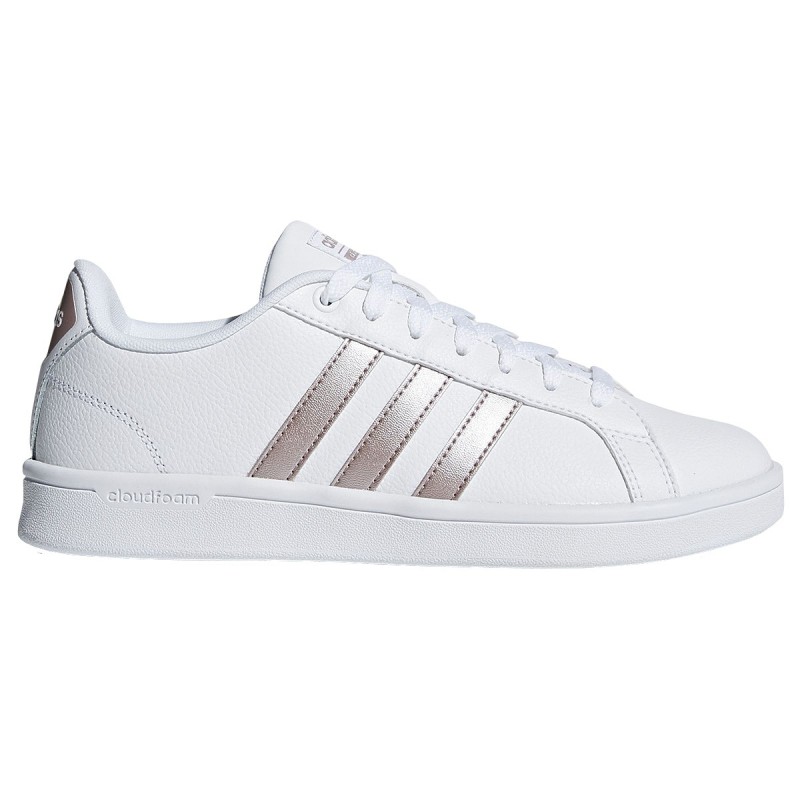 Sneakers Adidas Cloudfoam Advantage Donna bianco-rosa ADIDAS Sneakers
