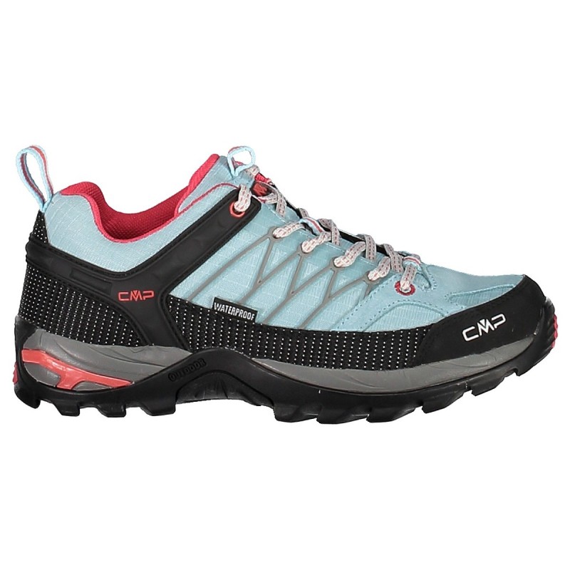 CMP Zapato trekking Cmp Rigel Low Waterproof Mujer azul claro