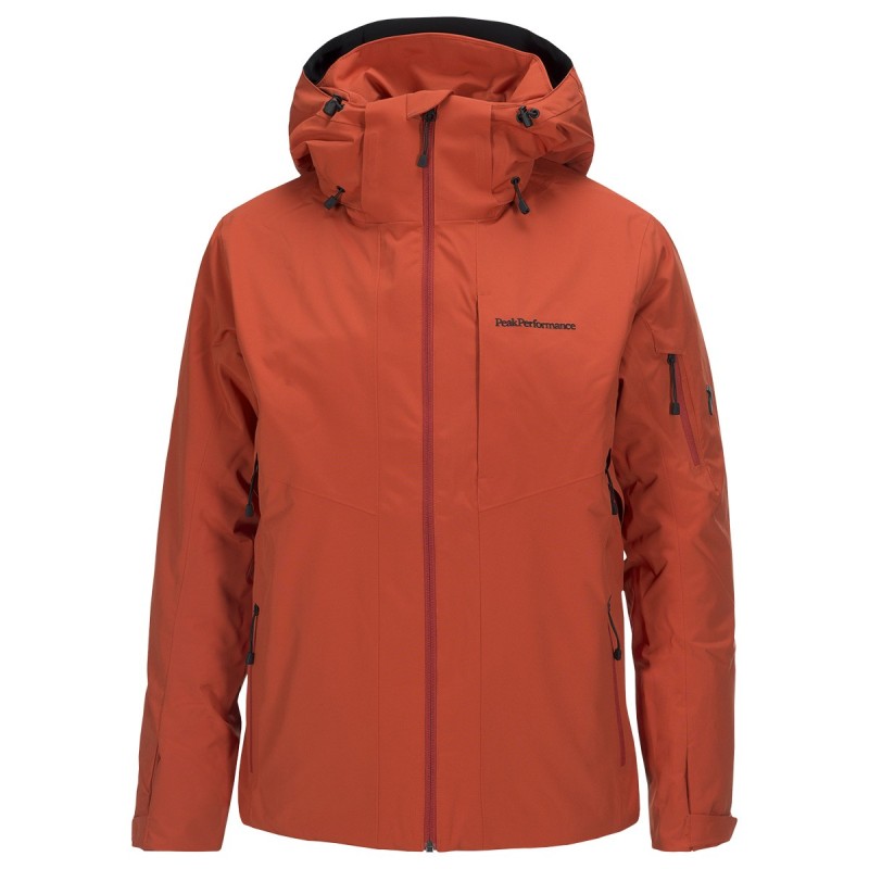 Mountaineering jacket Peak Performance Maroon II Man orange