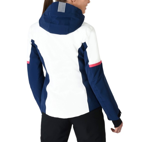 Ski jacket Ea7 6YTG03 Woman white-blue
