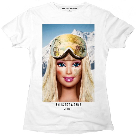 T-shirt My Mountains Barbie Fille