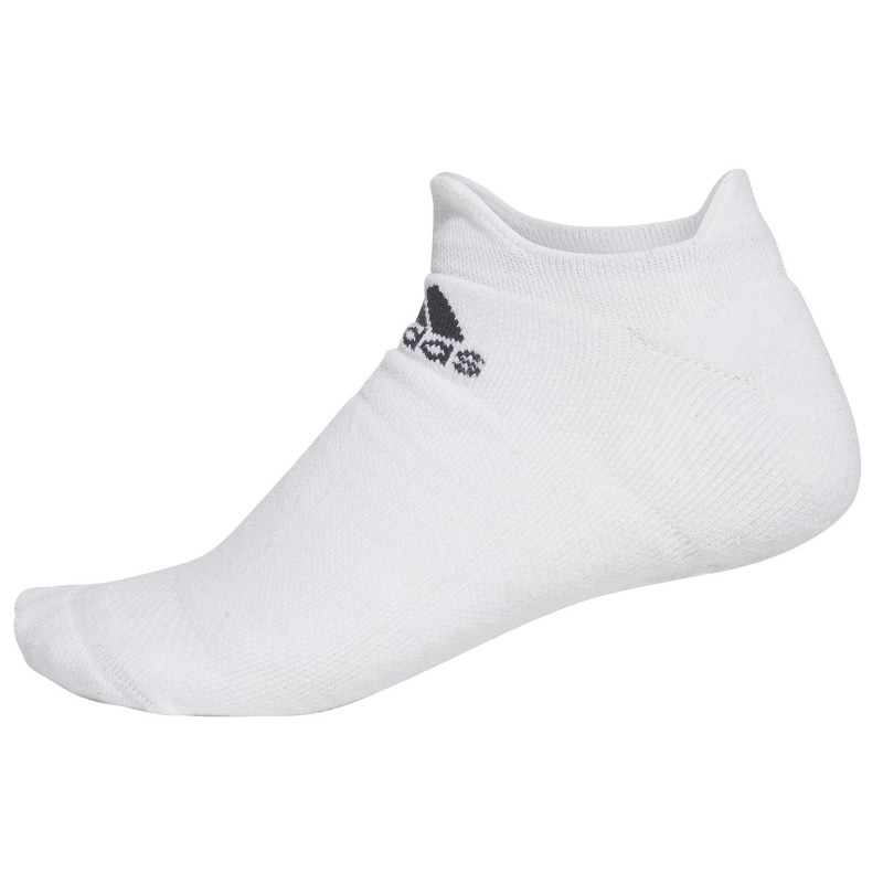 Calcetines Adidas Alphaskin Maximum Cushioning No-Show blanco