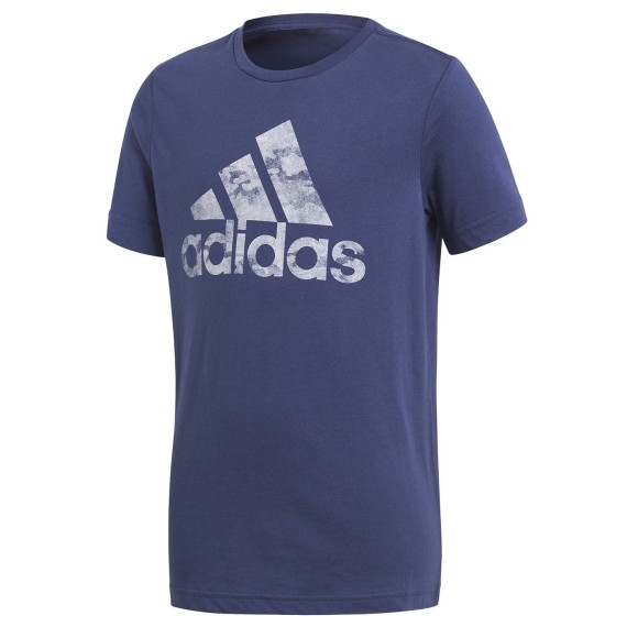 T-shirt Adidas Badge of Sport Garçon bleu