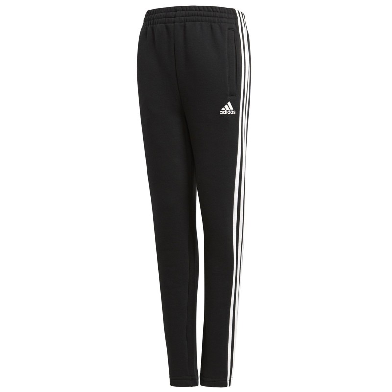 Pantalon Adidas Essentials 3-Stripes Fleece Garçon noir