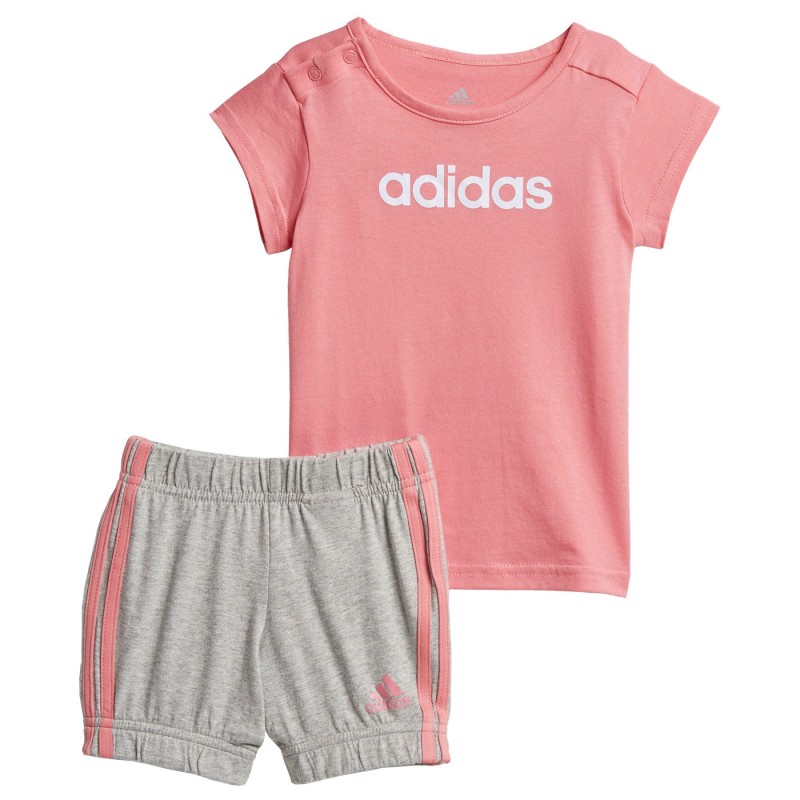 Completo Adidas Summer Easy rosa-grigio