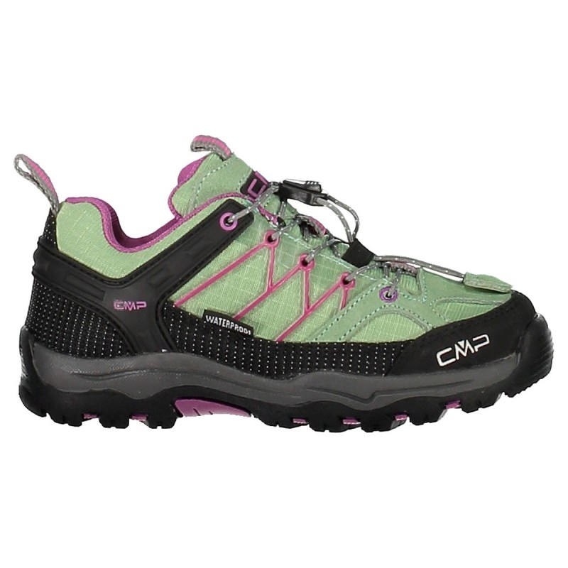 CMP Zapato trekking Cmp Rigel Low Mujer verde-rosa