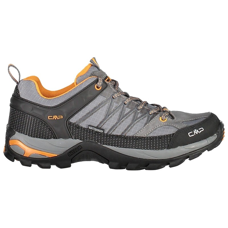 CMP Zapato trekking Cmp Rigel Low Waterproof Hombre gris-naranja