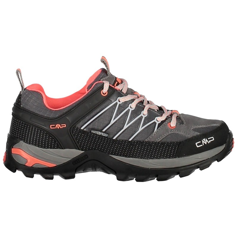 CMP Zapato trekking Cmp Rigel Low Waterproof Mujer gris