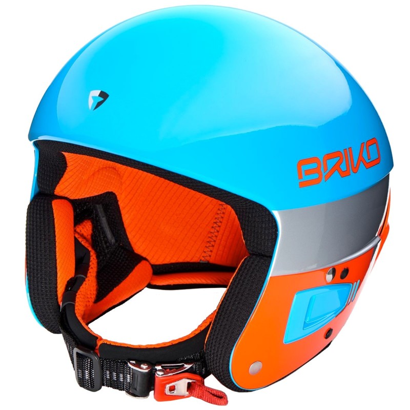 Casco esquí Briko Vulcano Fis 6.8 azul-naranja