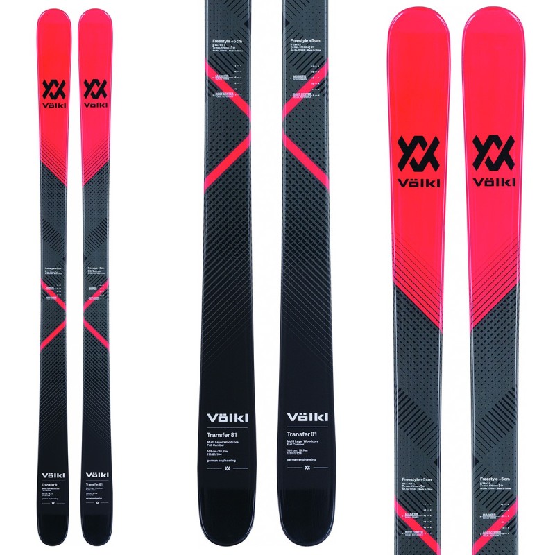 Ski Volkl Transfer 81 + bindings LX 12